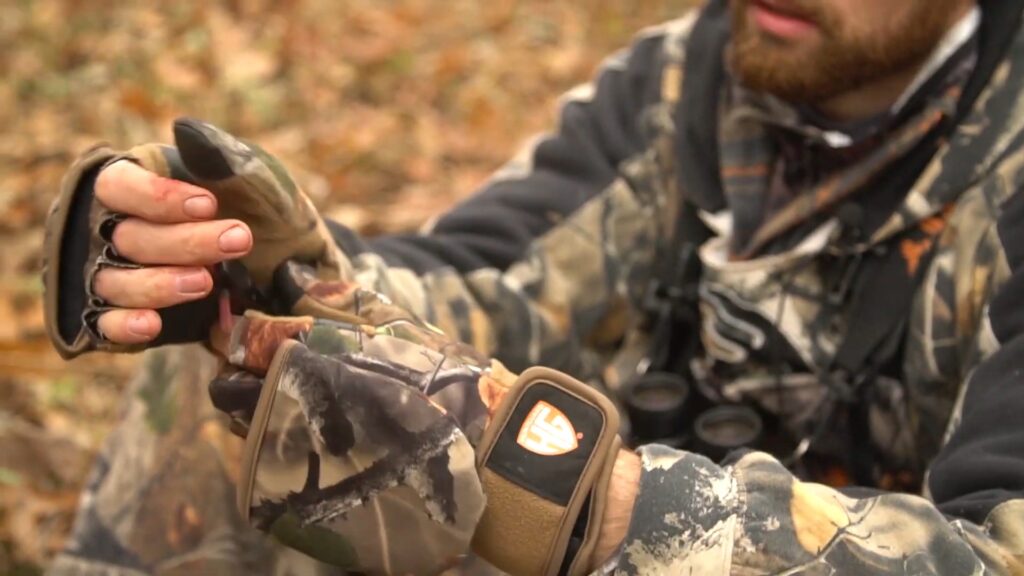 Rubber - Neoprene hunting gloves