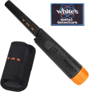 White’s TRX Bullseye Waterproof Pin-Pointer with Holster and Iron-On Patch