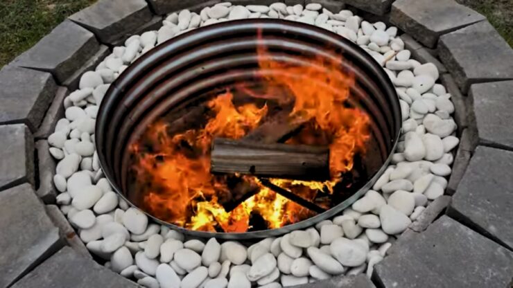 safety and efficiency of a fire pit
